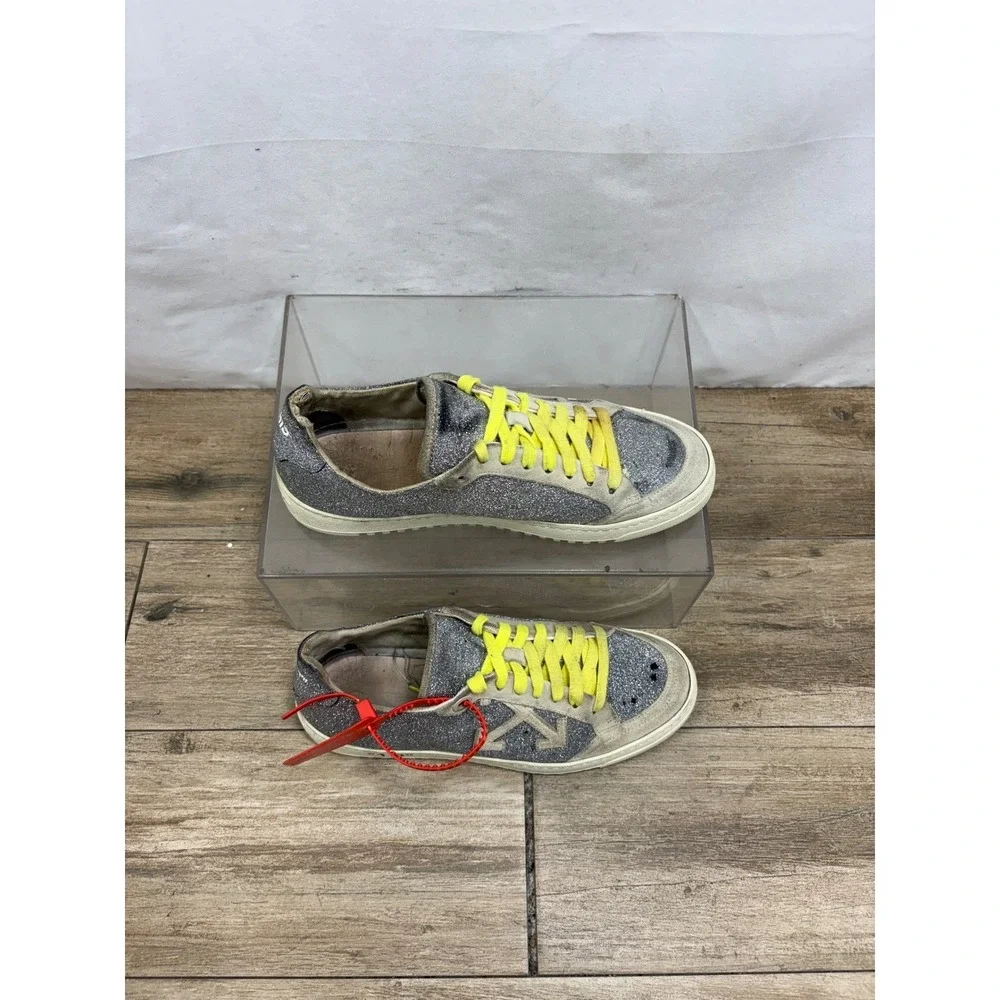 Off-White Glitter Sneakers Women's Size 39 